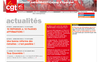 cgt-caisses-epargne.fr website preview