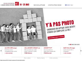 18-25.caisse-epargne.fr website preview