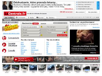 lacentrale.fr website preview