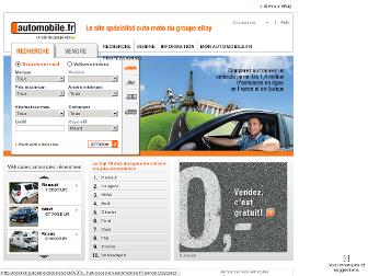 automobile.fr website preview