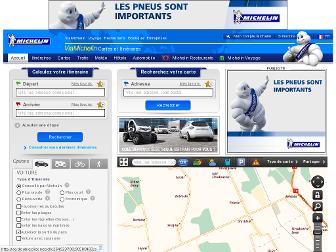 viamichelin.fr website preview