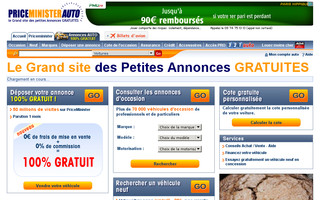 priceministerauto.com website preview