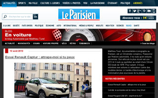 en-voiture.blog.leparisien.fr website preview