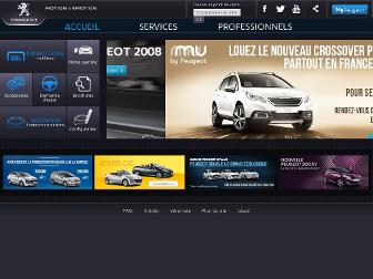 peugeot.fr website preview