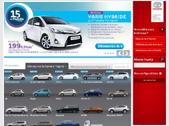 toyota.fr website preview