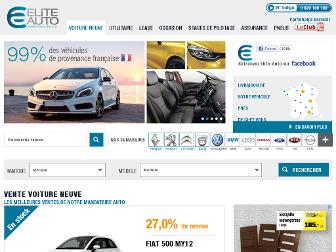elite-auto.fr website preview