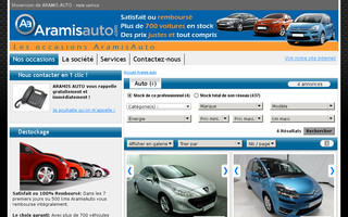 aramisauto-occasion-paris.com website preview