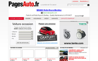 pagesauto.fr website preview