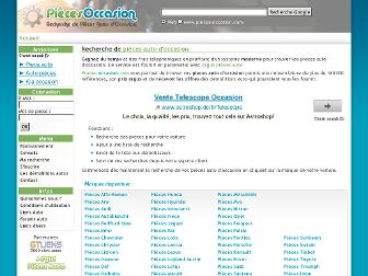 pieces-occasion.com website preview