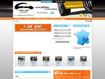 cedatjeanauto.fr website preview