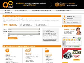 autochoc.fr website preview
