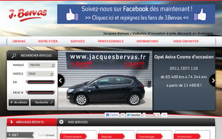 jacquesbervas.fr website preview
