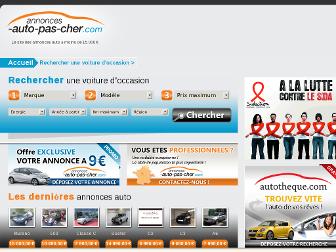 annonces-auto-pas-cher.com website preview