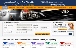 mycar59.com website preview