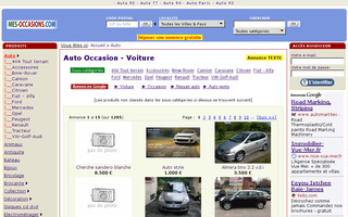 vente-auto.mes-occasions.com website preview