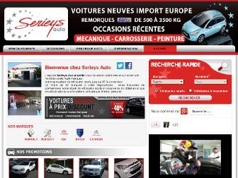 serieysautomobile.com website preview