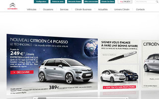 citroen.fr website preview