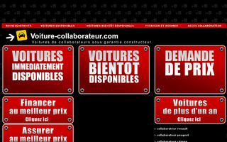 voiture-collaborateur.com website preview