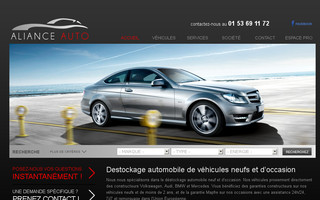 alianceauto.com website preview