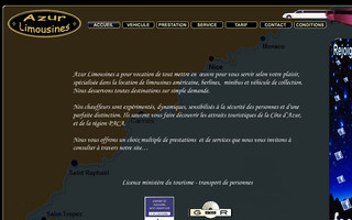 azurlimousines.com website preview