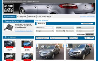 adourautodiscount.com website preview