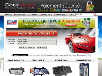 cote-auto-pieces.com website preview