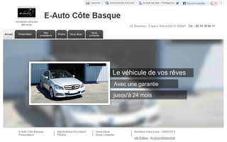 e-auto-cote-basque.fr website preview