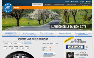 coteroute.fr website preview