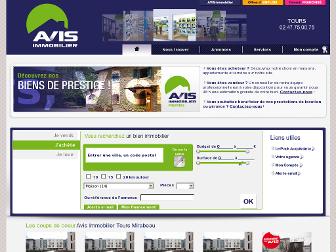 avis-immobilier-tours-centre.com website preview