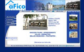 afico.fr website preview