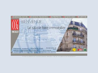 ccg-immobilier.fr website preview