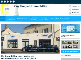 immobilier-tours-hoquet.fr website preview
