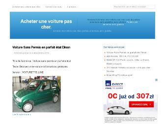 acheterunevoiturepascher.com website preview