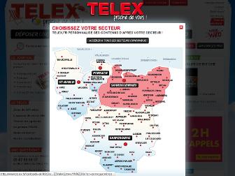 telex.fr website preview
