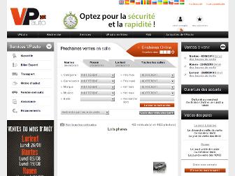 vpauto.fr website preview