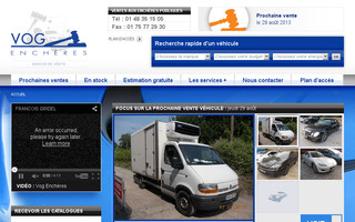 vogencheres.fr website preview