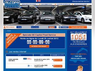 alcopa-auction.fr website preview