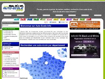 auto-ecole.info website preview