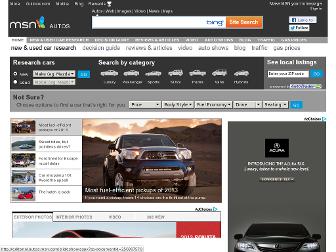 autos.msn.com website preview