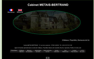 metais-immobilier.com website preview