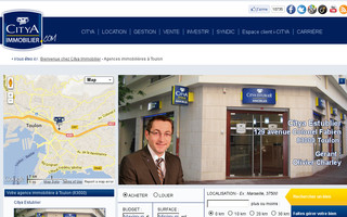 toulon.citya.com website preview
