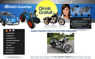 jossienexpertise.com website preview