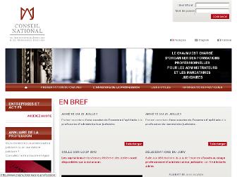 cnajmj.fr website preview