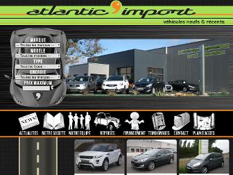 atlantic-import.fr website preview