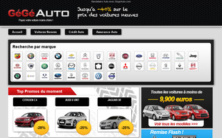 gegeauto.com website preview