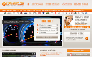 espagnauto.com website preview