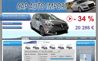 capautoimport.com website preview