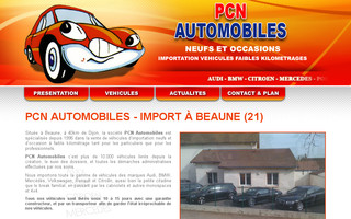 pcn-automobiles.com website preview