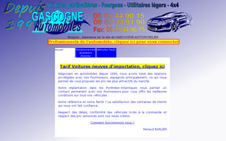 gascogne-automobiles.com website preview