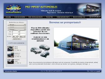 proimportauto.fr website preview